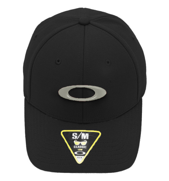 Boné Oakley Tincan Cap Black Logo White - Original com Logo em Metal - 2