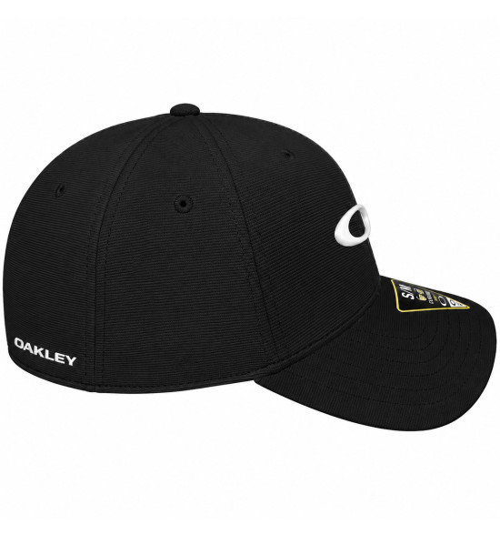Boné Oakley Tincan Cap Black Logo White - Original com Logo em Metal - 4