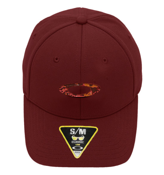 Boné Oakley Tincan Cap Burn Red com logo Vermelho - 2