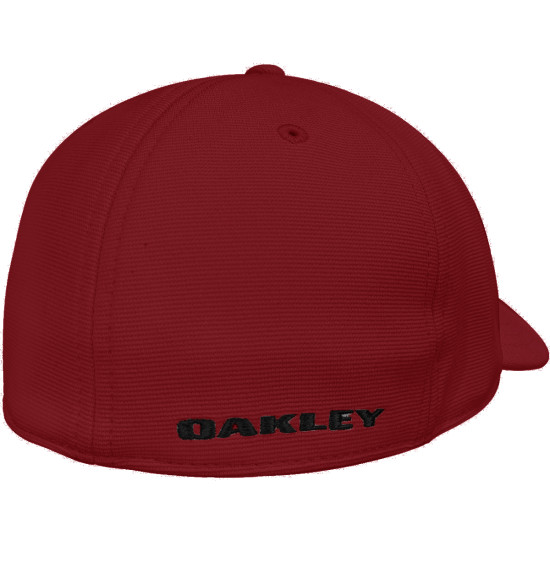Boné Oakley Tincan Cap Burn Red com logo Vermelho - 4