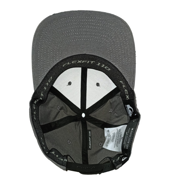 Boné Quiksilver Amped Up Twill Gray - 5