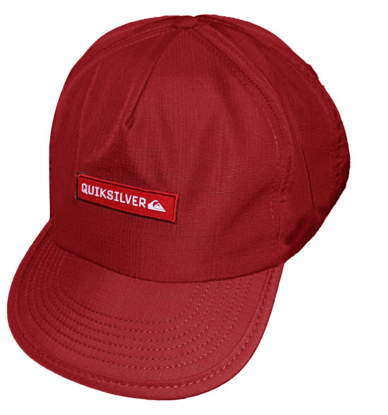 Boné Quiksilver DNA Clicker Vermelho 5 Panel