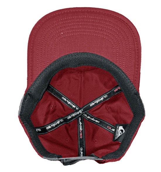 Boné Quiksilver DNA Clicker Vermelho 5 Panel - 4