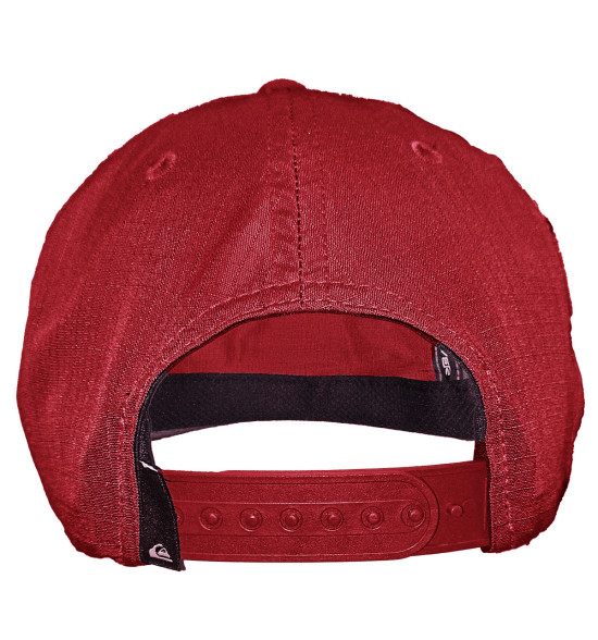 Boné Quiksilver DNA Clicker Vermelho 5 Panel - 5