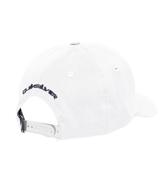 Boné Quiksilver Embroidery Branco Logo Preto - 4