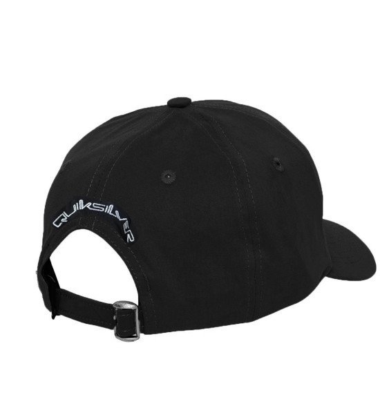 Boné Quiksilver Embroidery Preto Logo Branco - 4