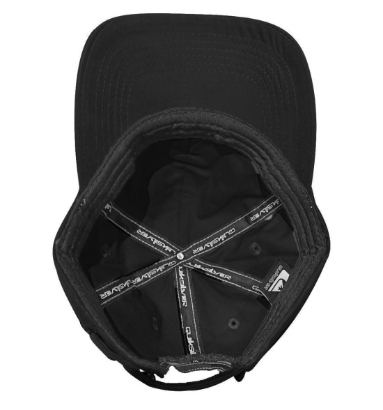 Boné Quiksilver Embroidery Preto Logo Branco - 5