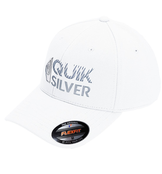 Boné Quiksilver Silver Transfer Emb White