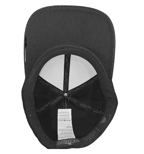 Boné Rip Curl Vaporcool Delta Flexfit Preto - Secagem Rápida, Anti-suor e Ajuste Perfeito - 5