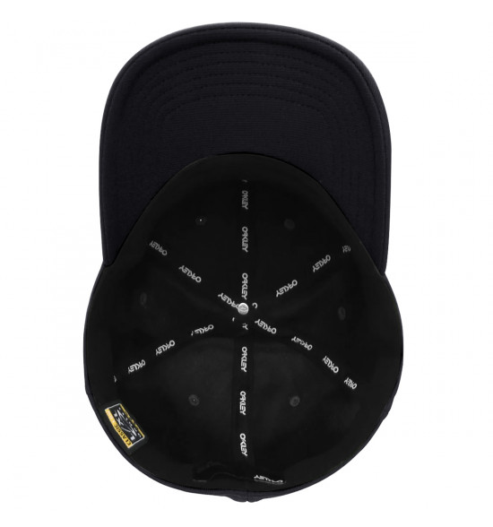 Boné Oakley 6 Panel Metallic Blackout - 5