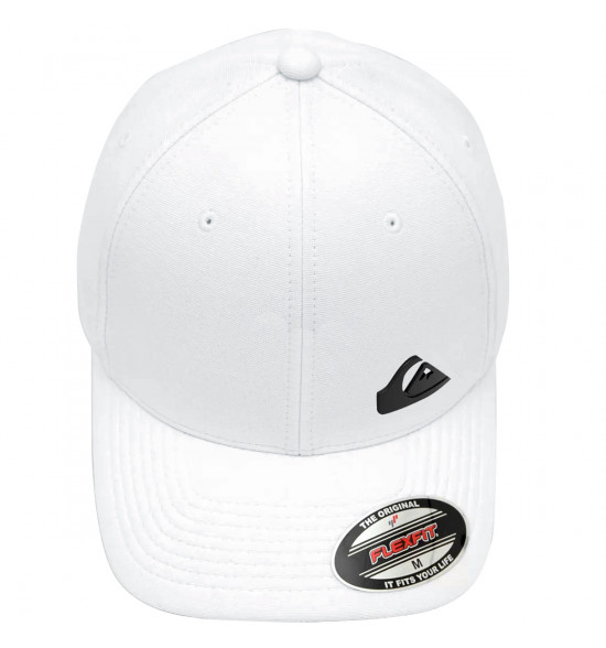 Boné Quiksilver Plate Side Black Branco - 2