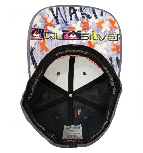 Boné Quiksilver Emb Type WarPaint Dark Grey - 5