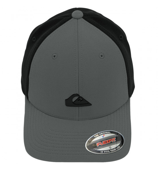 Boné Quiksilver Plate Solid Black Dark Grey - 2