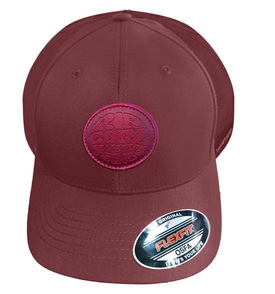 Boné Rip Curl Vaporcool Wetsuit Flexfit Dark Red - 2