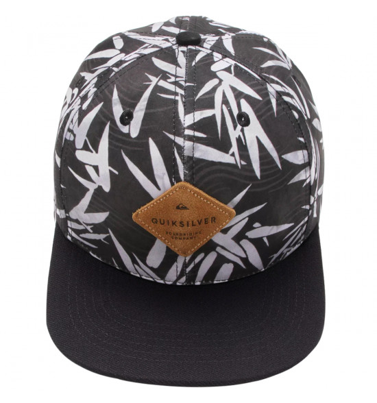 Boné Quiksilver Snap Full Print Black - 2