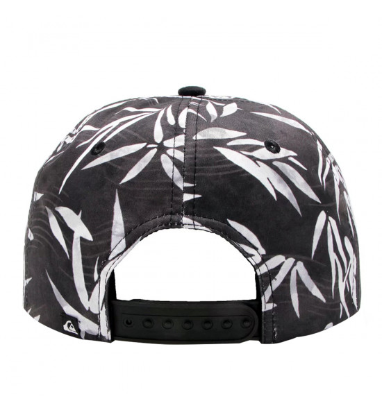 Boné Quiksilver Snap Full Print Black - 4