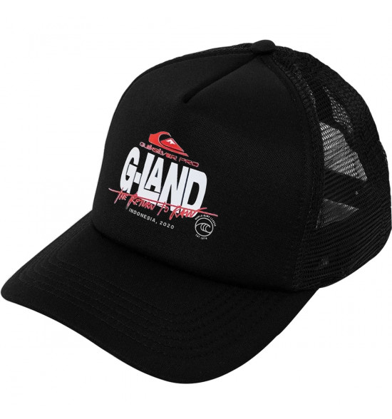 Boné Quiksilver G-Land Pro Trucker Preto