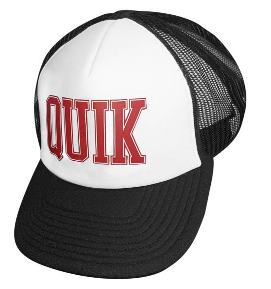 Boné Quiksilver Griff Trucker Branco