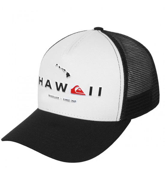 Boné Quiksilver Trucker Hi State of Mind Hawaii