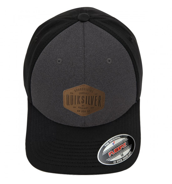 Boné Quiksilver Heather Patch Imp Preto - 2