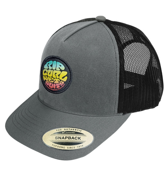 Boné Rip Curl Wetsuit Icon Trucker Washed Black