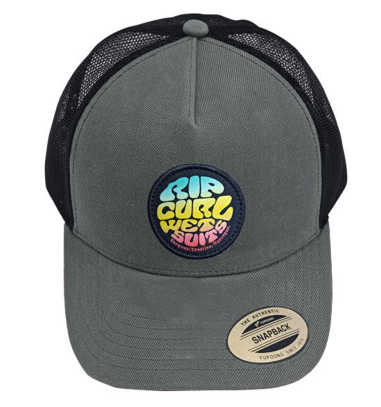 Boné Rip Curl Wetsuit Icon Trucker Washed Black - 3