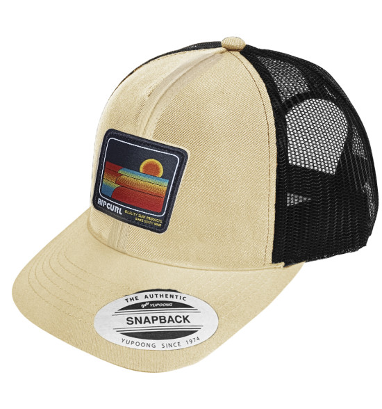Boné Rip Curl Custom Curve Trucker Khaki