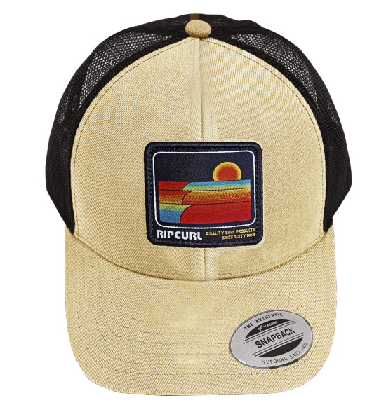 Boné Rip Curl Custom Curve Trucker Khaki - 2