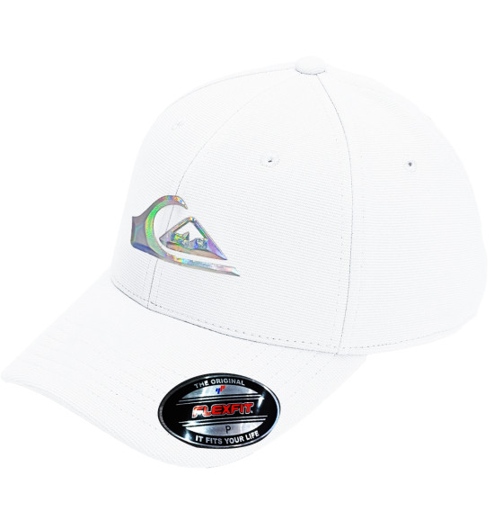 Boné Quiksilver Hologram 3D Logo White