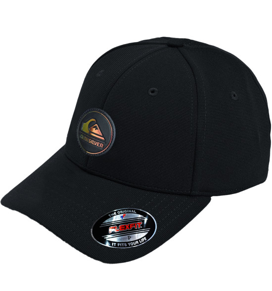 Boné Quiksilver Hologram Full Logo Patch Black