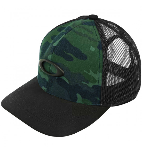 Boné Oakley Metal Ellipse Camo Trucker Herb