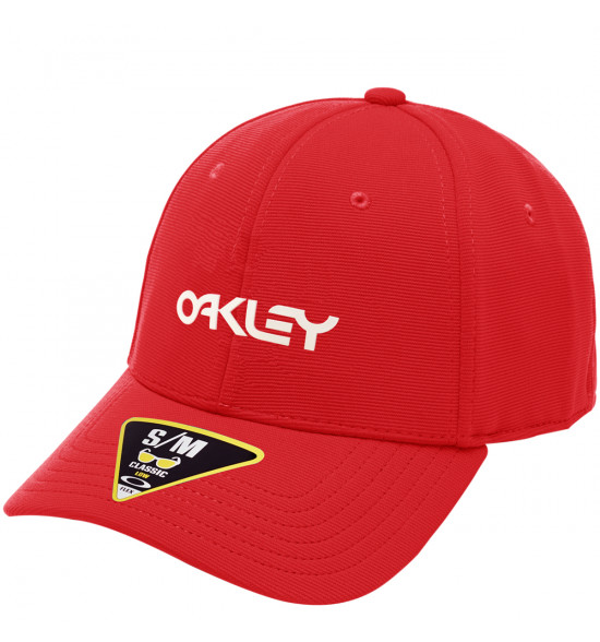 Boné Oakley 6 Panel Metallic Hat Red Line