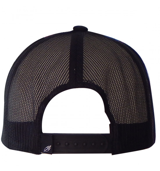 Boné Mormaii Snap-Back Full Print Preto Logo Verde - 3