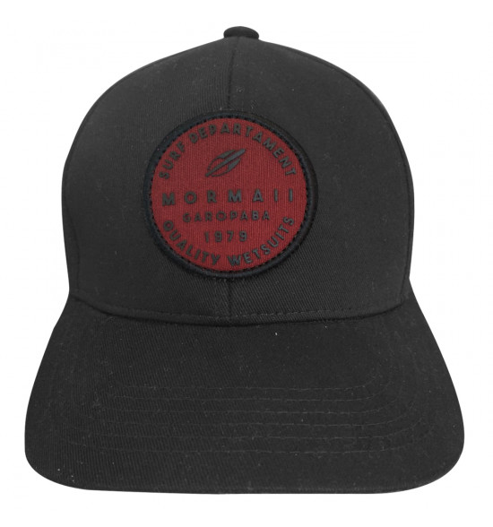 Boné Mormaii Preto Patch Round Vinho - 2