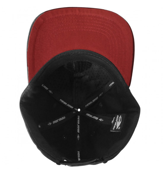 Boné Mormaii Preto Patch Round Vinho - 5