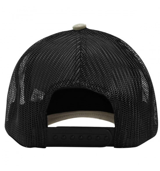 Boné Oakley Metal Ellipse Trucker Hat Stone Grey - 4