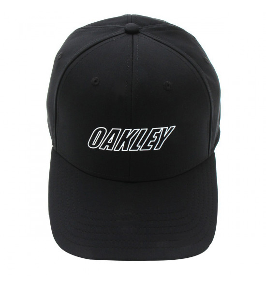 Boné Oakley 6 Panel Waved Hat Preto  - 2