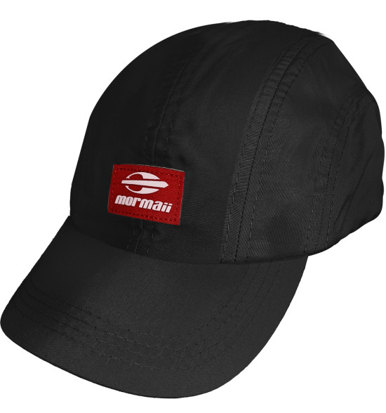 Boné Mormaii Patch Estampado Snap Back Preto
