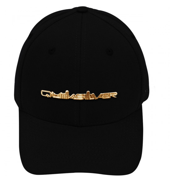 Boné Quiksilver Novo Letreiro Plate Type Gold Black - 2