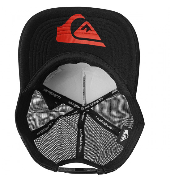 Boné Quiksilver DNA Impaired Trucker 3D Preto - 5