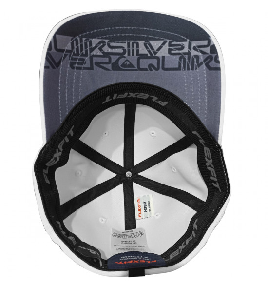 Boné Quiksilver Emb Omni Letreiro Branco - 5