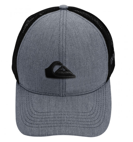 Boné Quiksilver Trucker Heather Cinza Grafiti - 2