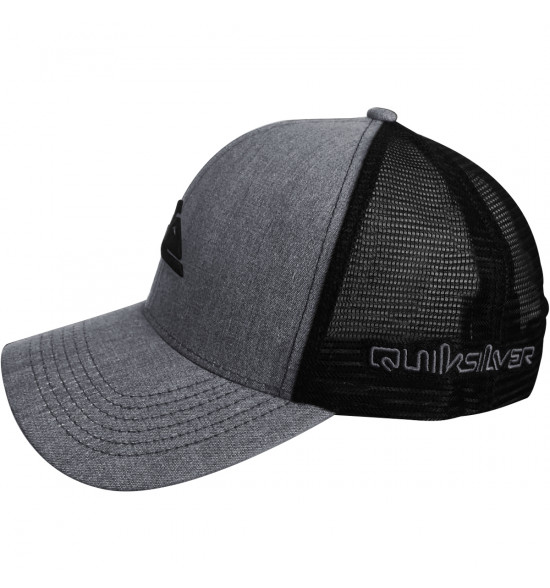 Boné Quiksilver Trucker Heather Cinza Grafiti - 3