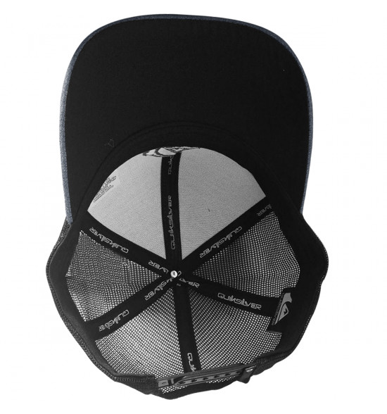 Boné Quiksilver Trucker Heather Cinza Grafiti - 4