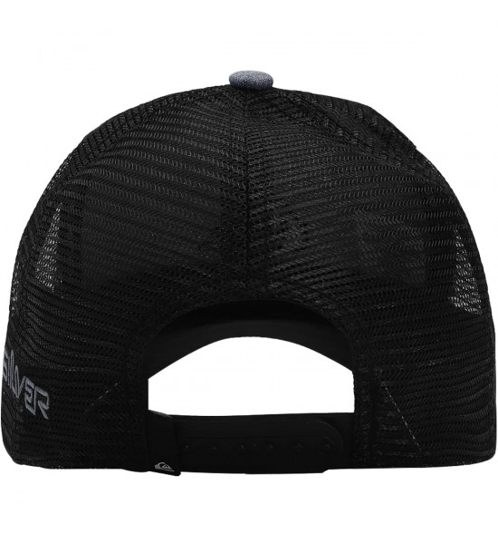 Boné Quiksilver Trucker Heather Cinza Grafiti - 5
