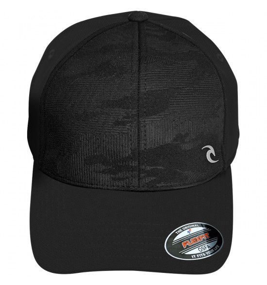 Boné Rip Curl Camo Otto Curve Peak Flexfit Black - 2