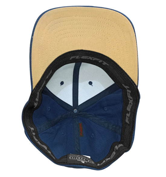 Boné Rip Curl Wave Icon Metal Logo Flexfit Navy Gold - 5