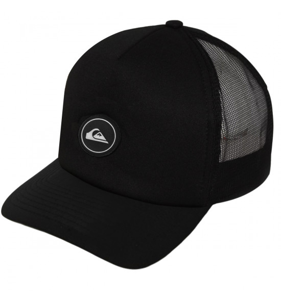 Boné Quiksilver Trucker Patch Preto