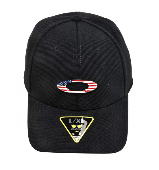 Boné Oakley Tincan Cap Preto com Logo USA - 2