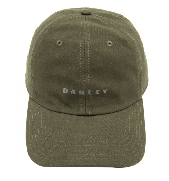 Boné Oakley 6 Panel Reflective Hat Verde Com Logo Prata - 2